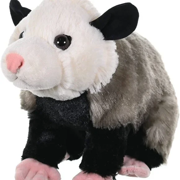 Wild Republic 12" Opossum Plush Stuffed Animal Toy Cuddlekins Possum - Picture 4 of 5